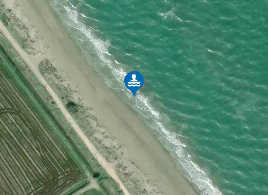 Satellite image of Platja de la Marquesa