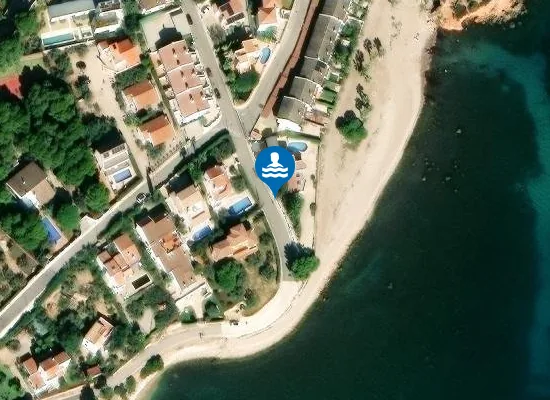 Satellite image of Platja del Baconer