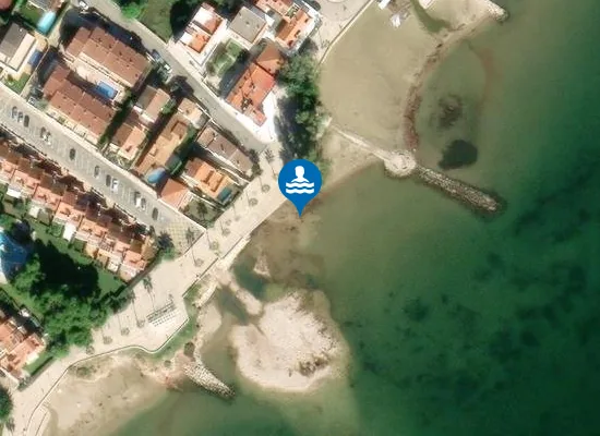 Satellite image of Platja del Far
