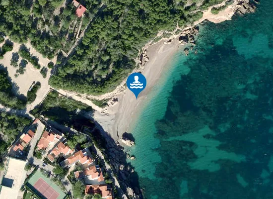 Satellite image of Platja de Xelin