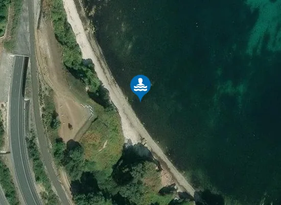Satellite image of Praia do Perdouro
