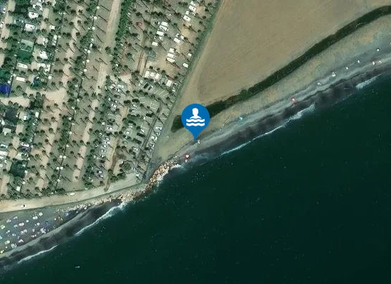 Satellite image of Playa naturista de Almayate