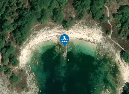 Satellite image of Praia das Margaridas