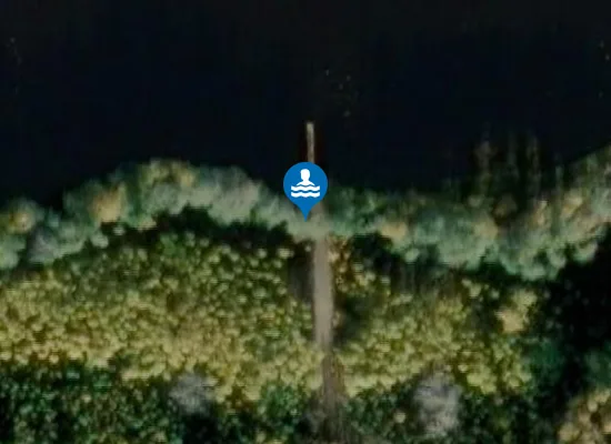 Satellite image of Hiisiöistenlammen uimaranta