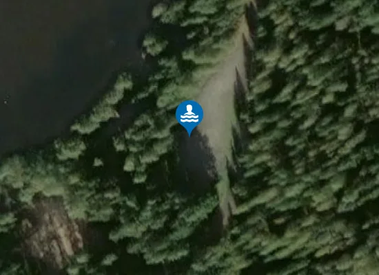 Satellite image of Turajärven uimaranta