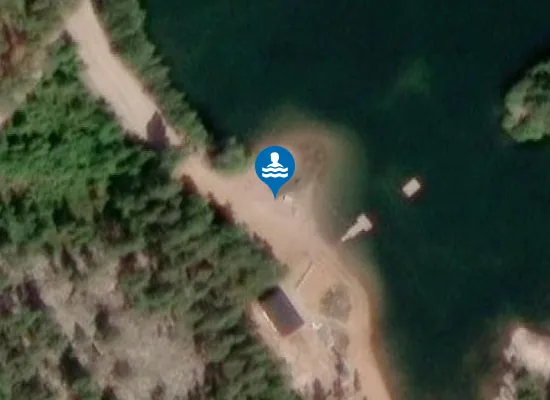 Satellite image of Palaisten uimaranta