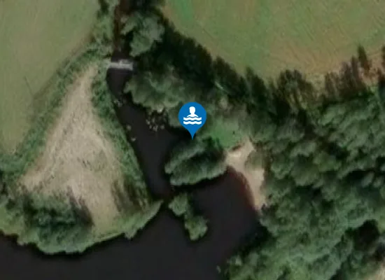 Satellite image of Iso Allasjärvi uimaranta