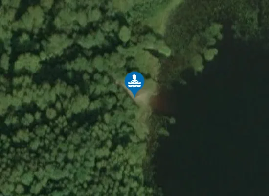 Satellite image of Myllyjärven uimapaikka