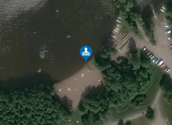 Satellite image of Rantaperkiön uimaranta