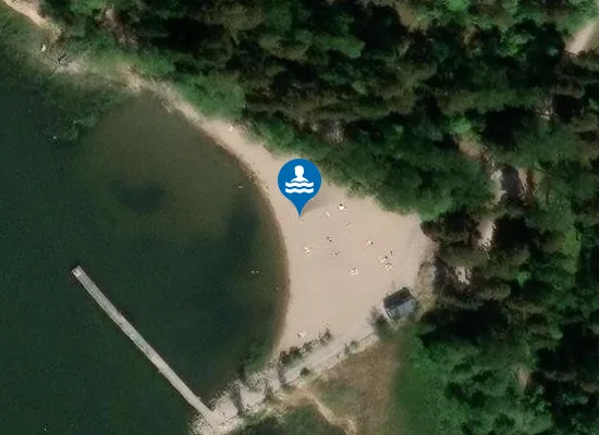Satellite image of Laurinlahden uimaranta