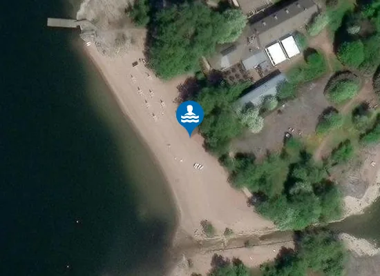 Satellite image of Uunisaaren uimaranta