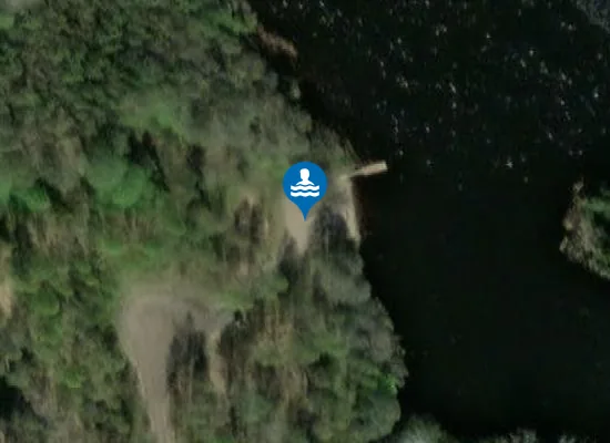 Satellite image of Matkalammen uimaranta