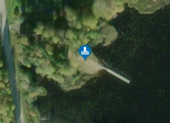 Satellite image of Kuohun uimaranta