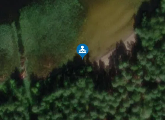 Satellite image of Hevossaaren uimaranta