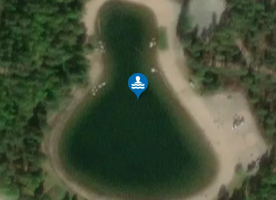 Satellite image of Kaukolampi