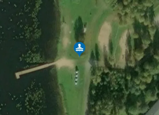 Satellite image of Kirkkojärven uimaranta