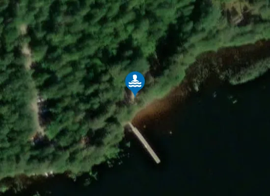 Satellite image of Moksin uimaranta