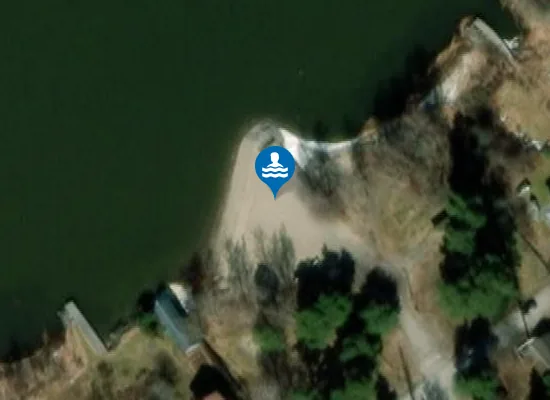 Satellite image of Viikingan uimaranta