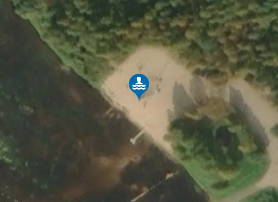 Satellite image of Kolarinsaaren uimaranta