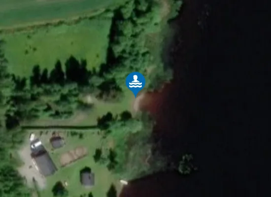 Satellite image of Jännevirran uimapaikka