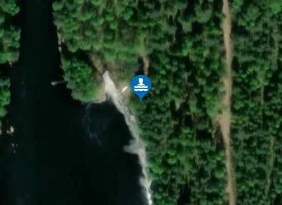 Satellite image of Laakajärven uimaranta