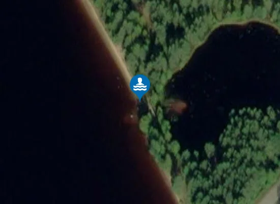 Satellite image of Seitenjärven uimaranta