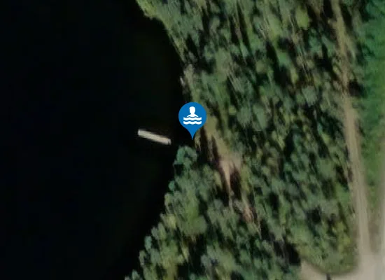 Satellite image of Lassinlammen uimaranta