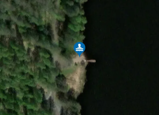 Satellite image of Hattelmalan uimaranta