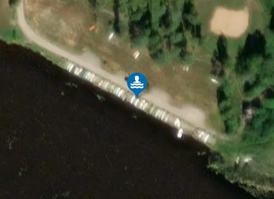 Satellite image of Huikarinniemen veneranta