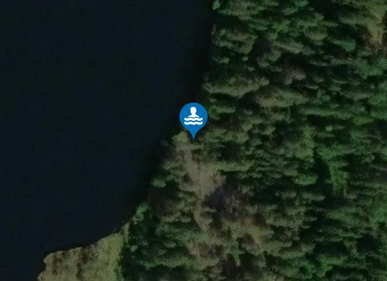 Satellite image of Hynkänlammen uintipaikka