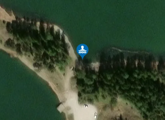 Satellite image of Hundstrand Tassnäs