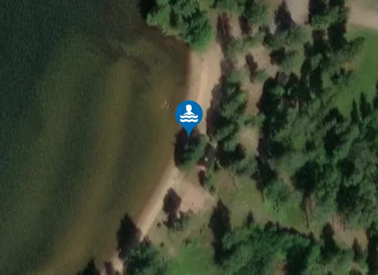 Satellite image of Kalikka - Pyhäjärvi uimaranta