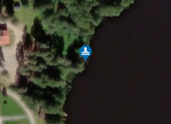 Satellite image of Sapsalammin kylätalon uimaranta