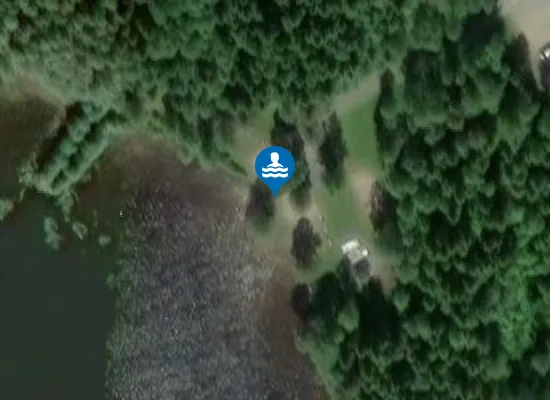 Satellite image of Kurkimäen uimaranta