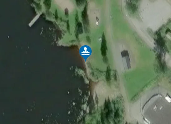 Satellite image of Syvänniemen uimaranta
