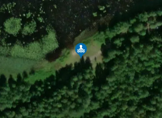 Satellite image of Paalijärven uimapaikka
