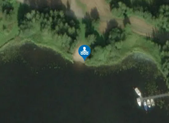 Satellite image of Saarenlahden uimaranta