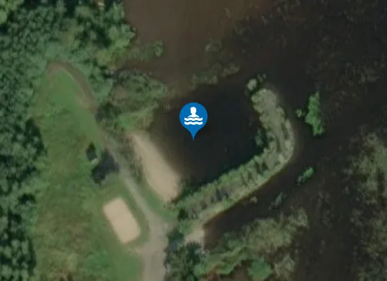 Satellite image of Hautalahden uimaranta