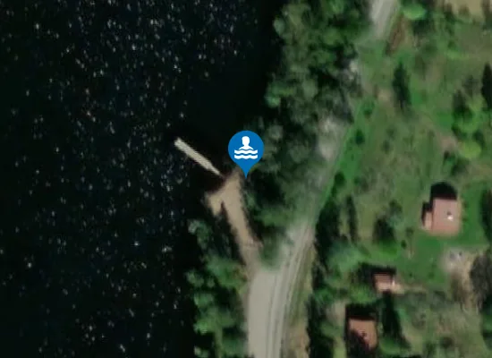Satellite image of ruokjärven_uimaranta