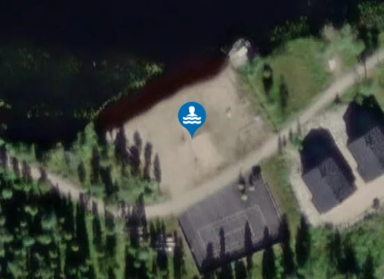 Satellite image of Ukkohallan uimaranta