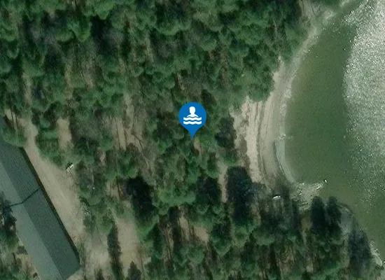 Satellite image of Varusmiesten uimaranta