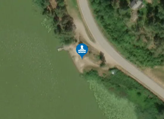 Satellite image of Kylänjärven uimaranta