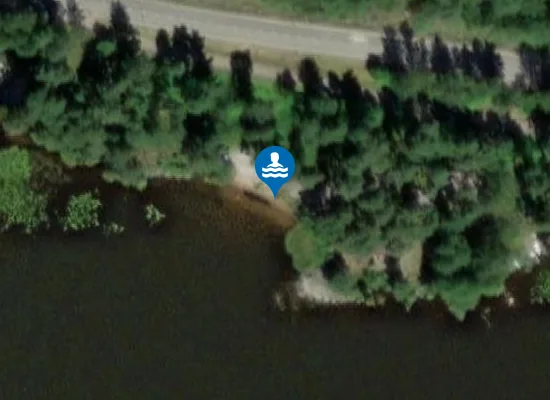 Satellite image of Roution uimaranta