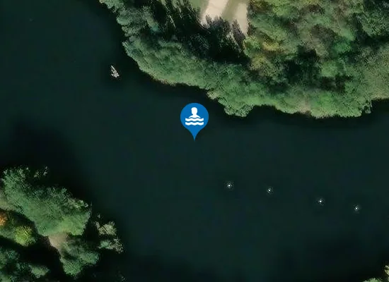 Satellite image of FLAEMINGBAD COSWIG ANHALT