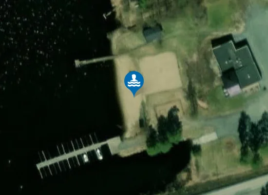 Satellite image of Suninsalmen uimaranta