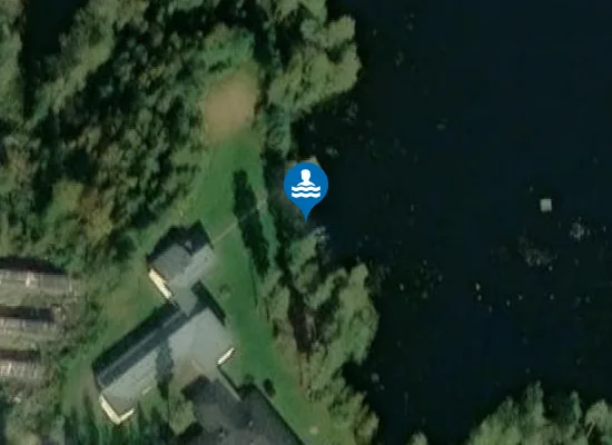Satellite image of Tervajärven uimaranta