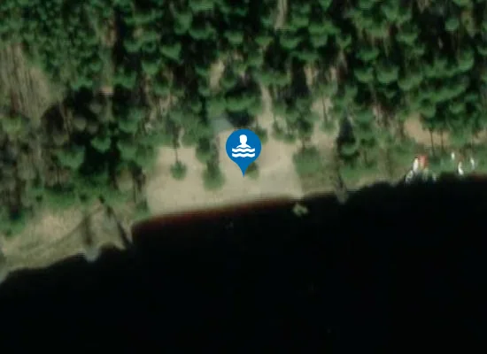 Satellite image of Ojutjärven uimaranta