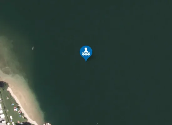 Satellite view of HALDENSEE, STRANDBAD