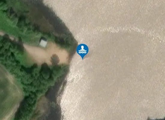 Satellite image of Kaukojärven uimapaikka