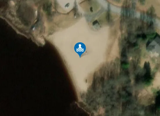 Satellite image of Kuivasjärven uimaranta